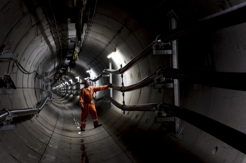 National Grid power tunnel, London