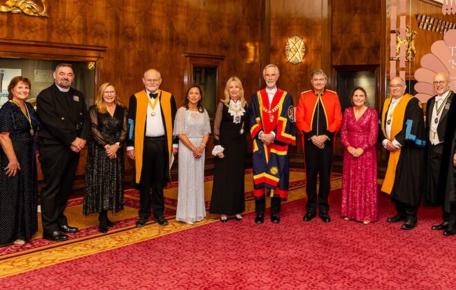 The Master, Wardens, Lady Mayor and their Consorts